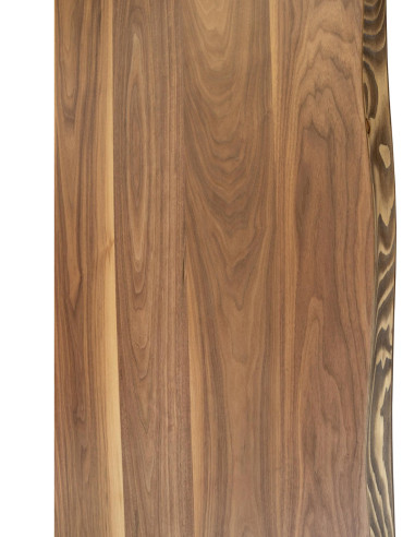 Mesa de comedor fija madera de nogal maciza (120x76x84cm)04