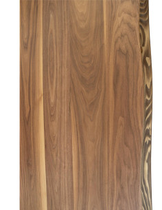 Mesa de comedor fija madera de nogal maciza (120x76x84cm)01 2