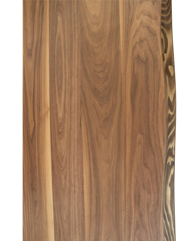 Mesa de comedor fija madera de nogal maciza (120x76x84cm)02