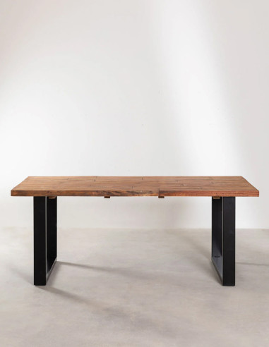 Mesa de Comedor Rectangular en Madera Reciclada...
