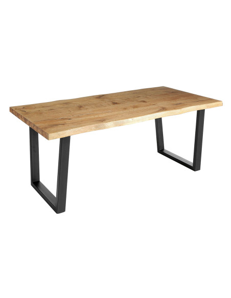 Mesa madera maciza natural (200x100cm) 01