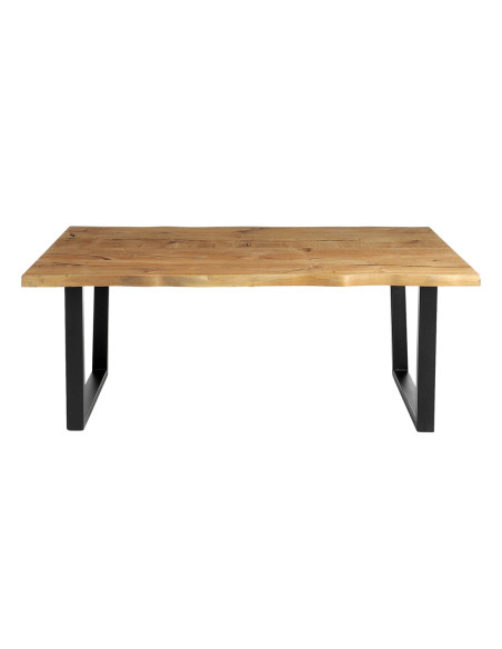 Mesa madera maciza natural (200x100cm) 02